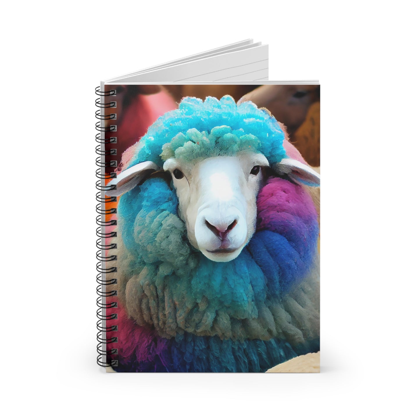 Rainbow Sheep -  Spiral Notebook