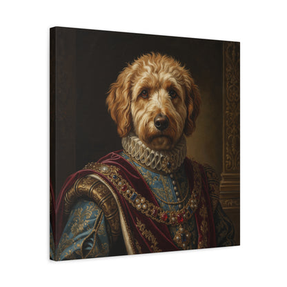 Labradoodle Renaissance Pet Portrait Canvas, Dog Wall Art, Home Décor, Pet Lovers Gift, Animal Artwork, Canine Decor