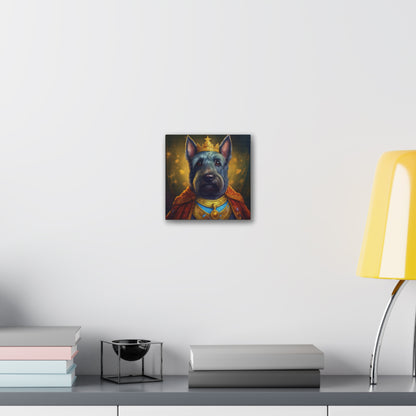 Scottish Terrier Renaissance Pet Portrait on Canvas | Wall art, wall print, dog portrait, dog art