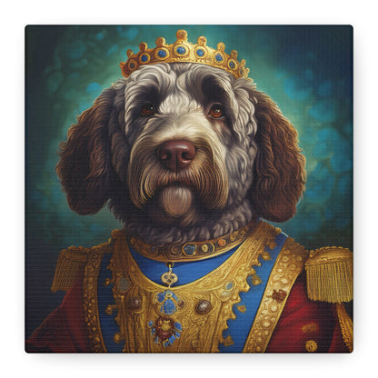 Portuguese Water Dog Renaissance Pet Portrait on Canvas | wall art | wall print