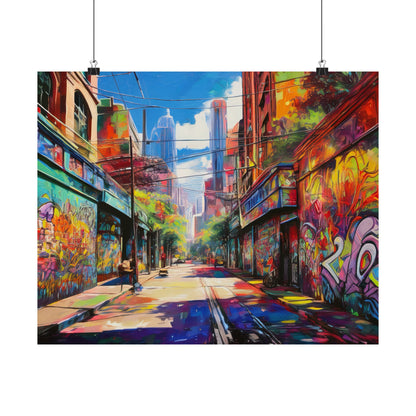 Melbourne Street Graffiti Australia Print | Style 2 | Wall Art | Wall Print