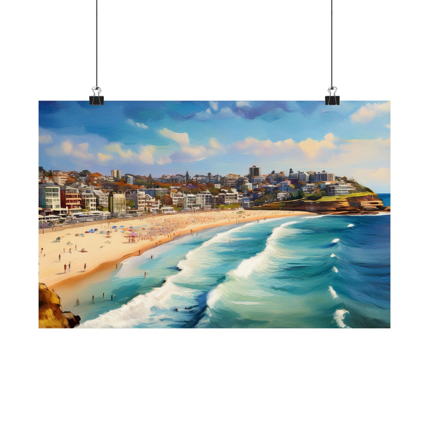 Bondi Beach Australia Coastal Print | Style 1 | Wall Art | Wall Print