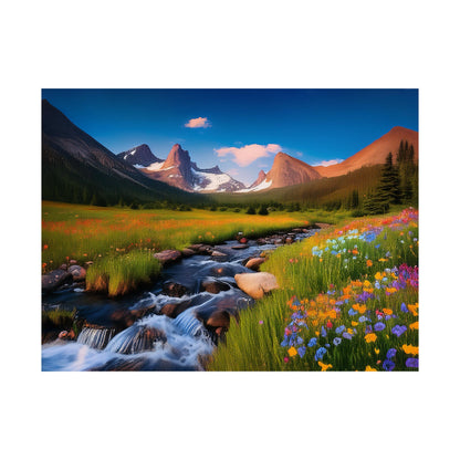 Rocky Mountains Mountain Flora  Art Print | Wall Art | Wall Print | Mountains Wall Art