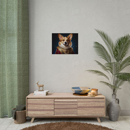 Pembroke Welsh Corgi Renaissance Pet Portrait Print | Wall Art | Wall Print | Dog Art