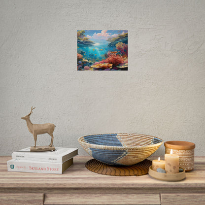 Great Barrier Reef  Australia Coastal Print | Style 3 | Wall Art | Wall Print