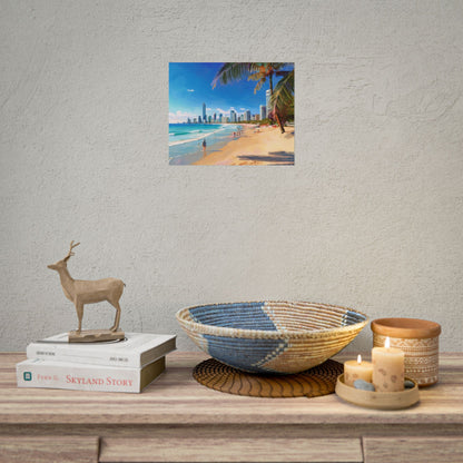 Surfers Paradise Beach Australia Coastal Print | Style 1 | Wall Art | Wall Print