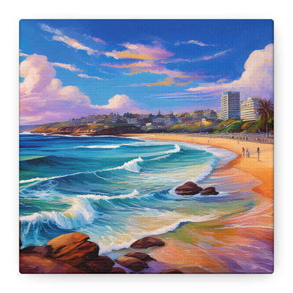 Coogee Beach Australia Coastal Canvas Art | Style 1 | Wall Art | Wall Print
