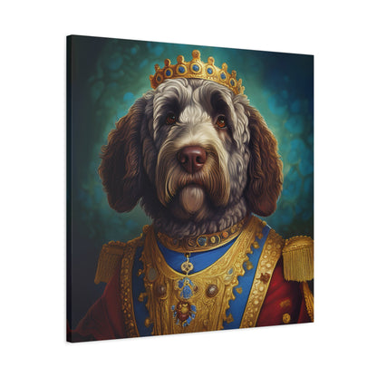 Portuguese Water Dog Renaissance Pet Portrait on Canvas | wall art | wall print