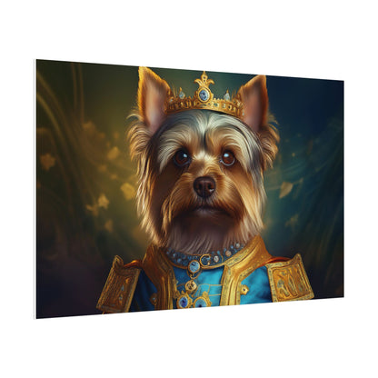 Yorkshire Terrier Dog Renaissance Pet Portrait Print | Wall Art | Wall Print | Dog Art