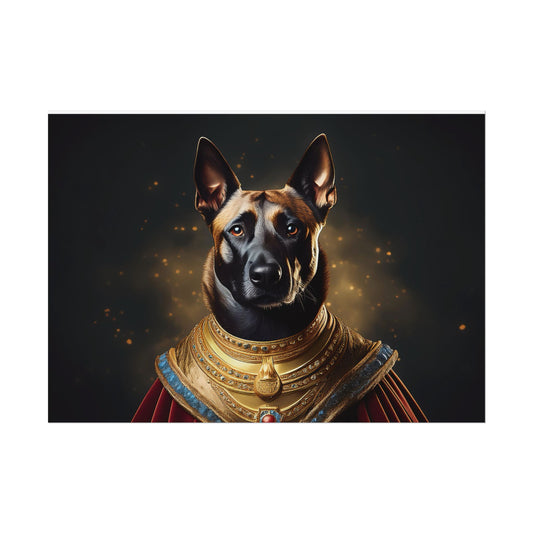 Belgian Malinois Renaissance Dog  Portrait Wall Print, Art Print, Art Print, Animal Lover Home Decor, Dog Wall Art, wall art