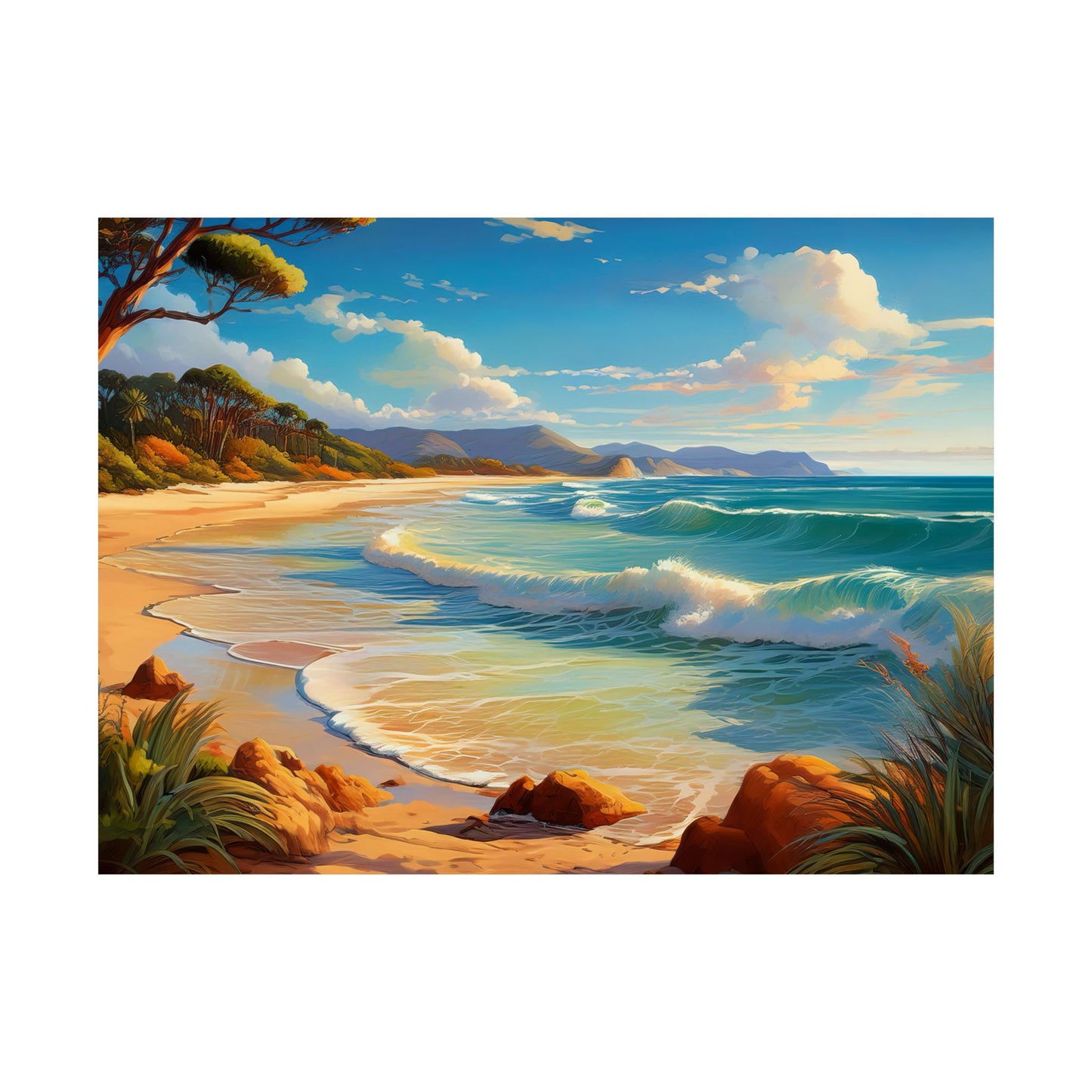 Cable Beach Australia Coastal Print | Style 1 | Wall Art | Wall Print