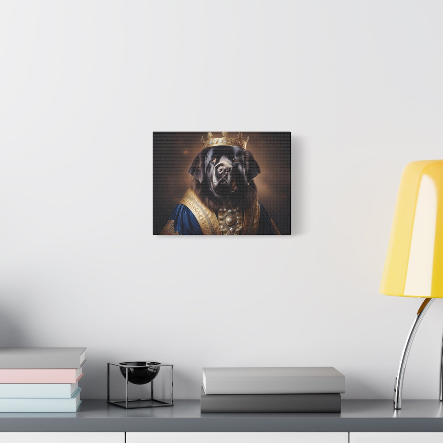 Newfoundland Renaissance Pet Portrait on Canvas | wall art | wall print