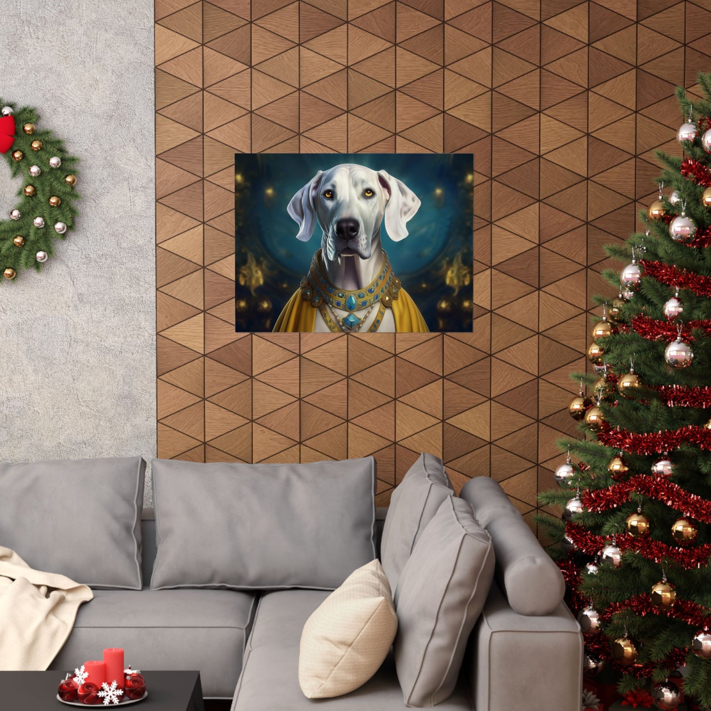 Great Dane Dog Renaissance Art Print |  Wall art | Wall Print