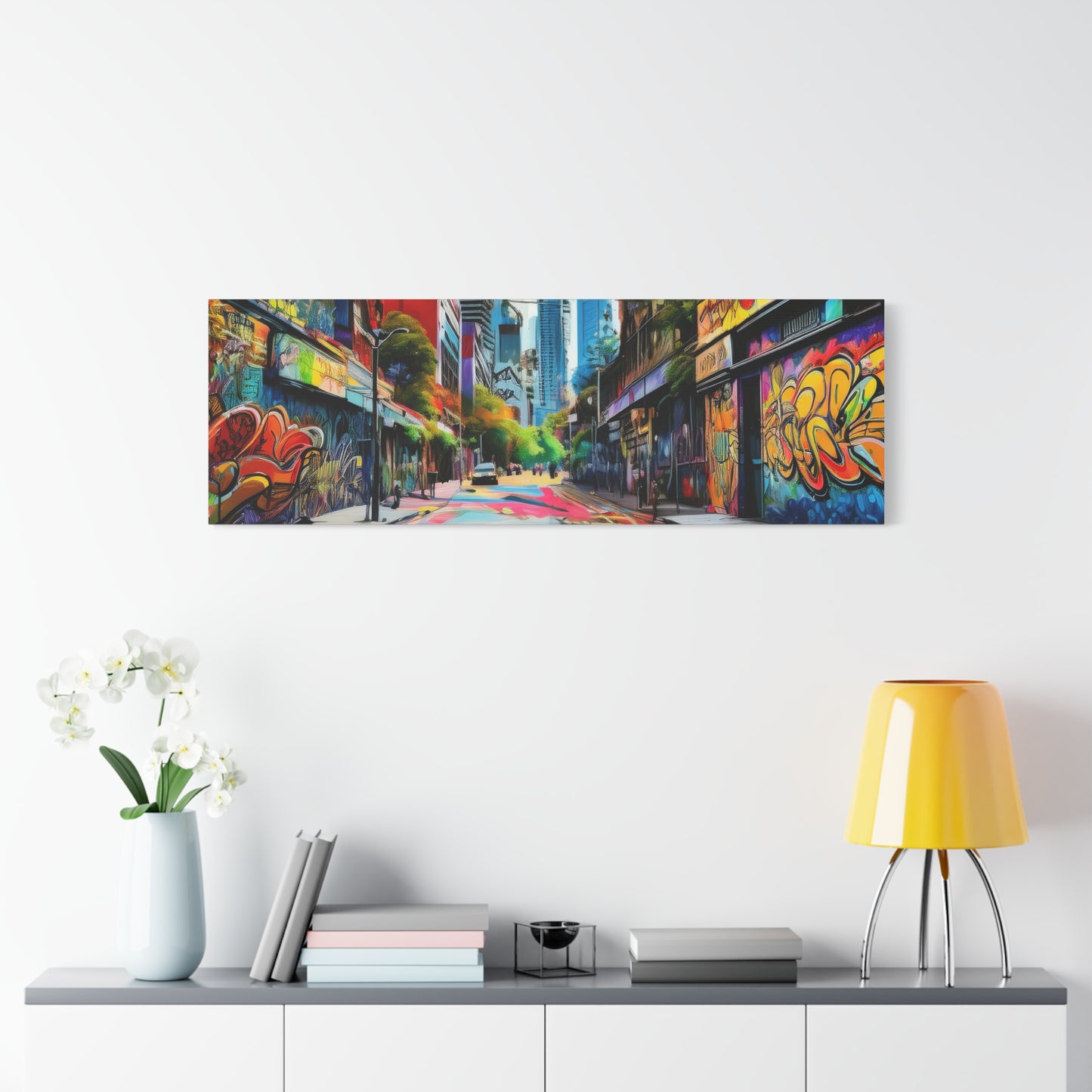 Melbourne Street Graffiti Australia Canvas Art | Style 1 | Wall Art | Wall Print