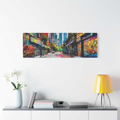 Melbourne Street Graffiti Australia Canvas Art | Style 1 | Wall Art | Wall Print