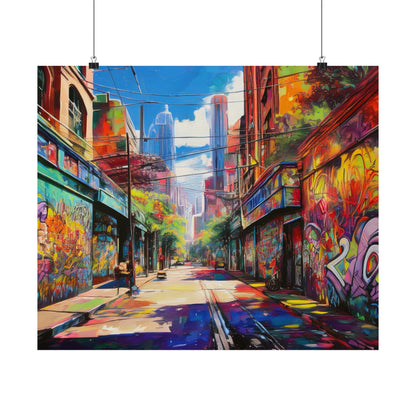 Melbourne Street Graffiti Australia Print | Style 2 | Wall Art | Wall Print