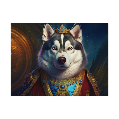 Siberian Husky Renaissance Pet Portrait Print, Siberian Husky Art Print, Wall Decor, Art Gift, dog wall art, wall art, wall print