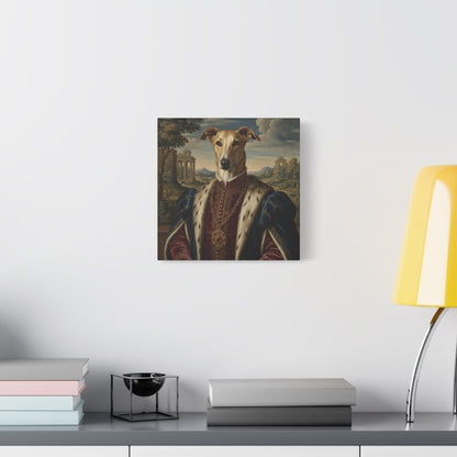 Azawakh Renaissance Portrait Canvas, Pet Lovers Decor, Animal Art Print, Dog Owner Gift, Custom Pet Artwork, Home Wall Art