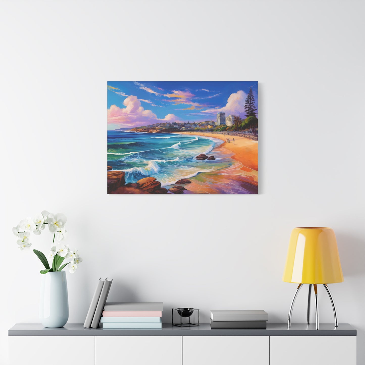 Coogee Beach Australia Coastal Canvas Art | Style 1 | Wall Art | Wall Print