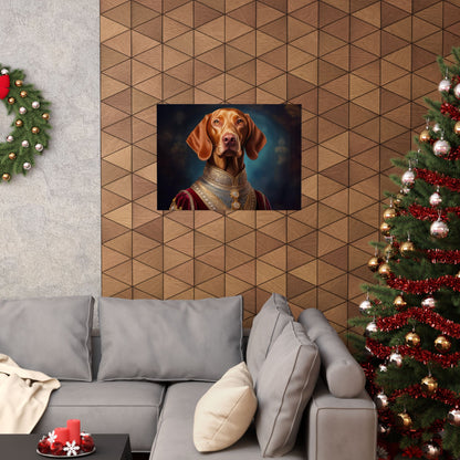 Vizsla Renaissance Pet Portrait Print,  Art Print, Wall Decor,  Animal Print, Dog Wall Art, Wall print, wall art, dog art