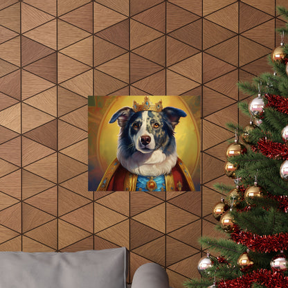 Border Collie Dog Renaissance Pet Portrait Print, Animal Lover gift, wall art, wall print, dog art