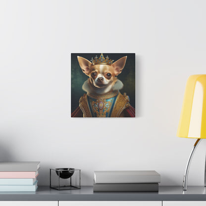 Chihuahua Renaissance Pet Portrait on Canvas | Wall art | Wall print | Dog art