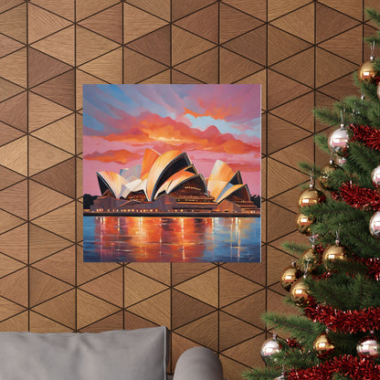 Sydney Opera House Australia Painting Print | Wall Art | Wall Print