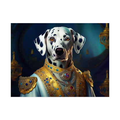 Dalmation Dog Renaissance Pet Portrait Wall Print | Art Print | Wall Art | Dog Art