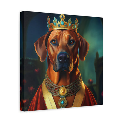 Rhodesian Ridgeback Renaissance Pet Portrait  on Canvas, wall art, wall print, dog portrait, dog art