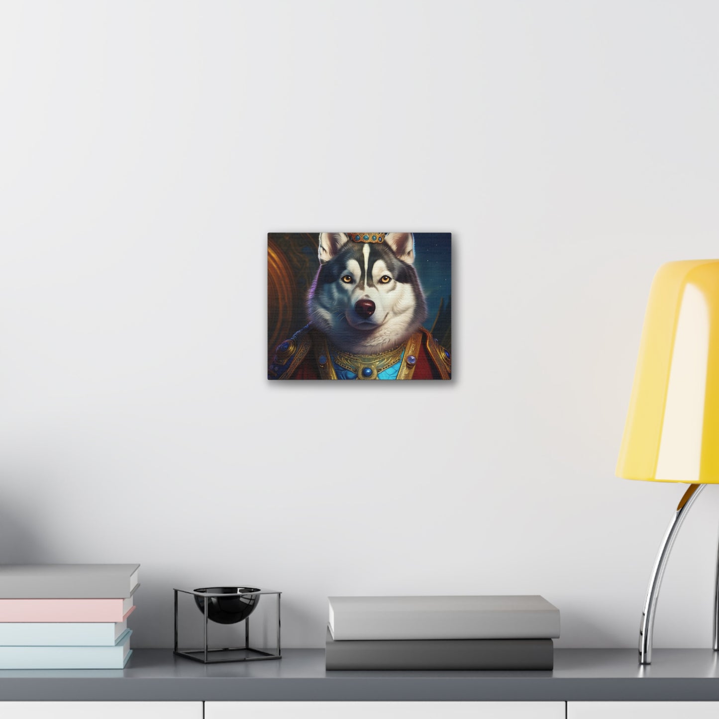 Siberian Husky Renaissance Pet Portrait on Canvas, wall art, wall print, dog portrait, dog art