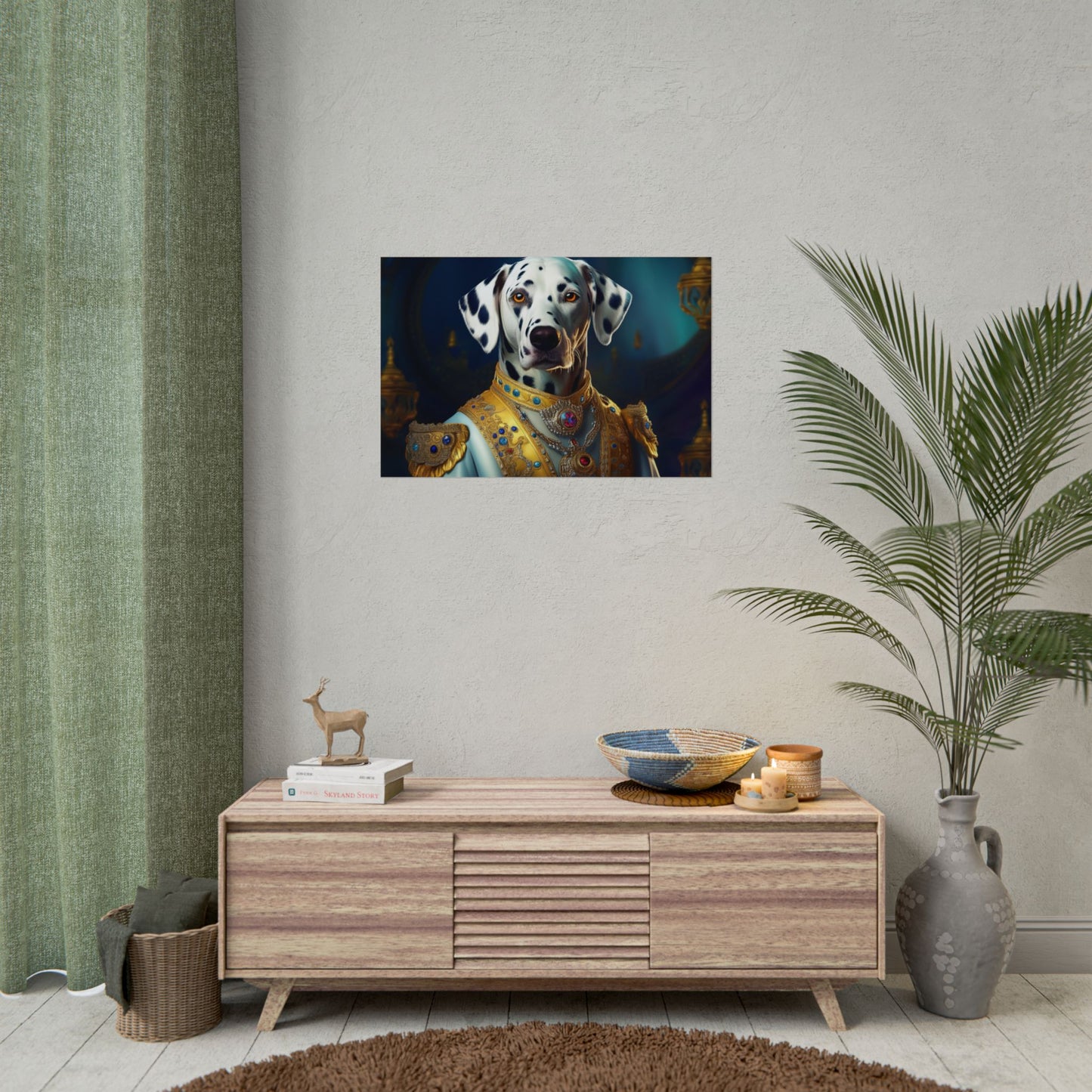 Dalmation Dog Renaissance Pet Portrait Wall Print | Art Print | Wall Art | Dog Art
