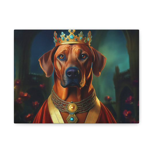 Rhodesian Ridgeback Renaissance Pet Portrait  on Canvas, wall art, wall print, dog portrait, dog art