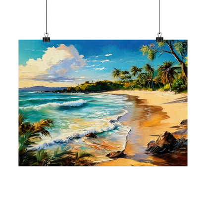 Noosa Main Beach Australia Coastal Print | Style 1 | Wall Art | Wall Print