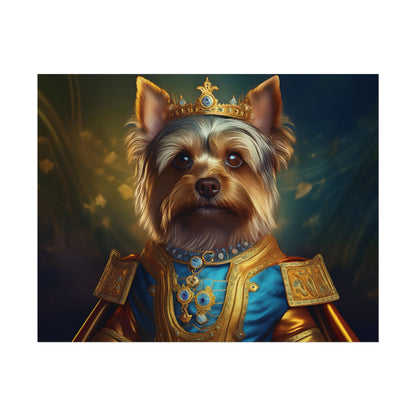 Yorkshire Terrier Dog Renaissance Pet Portrait Print | Wall Art | Wall Print | Dog Art