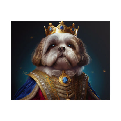 Shih Tzu Renaissance Pet Portrait Print | Dog Lover Wall Art | Dog Memorial Gift | Wall Art | Wall Print