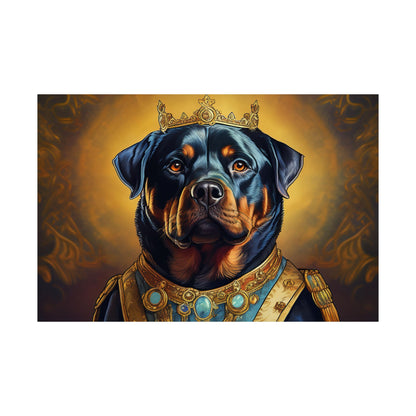 Rottweiler Renaissance Dog Portrait Art Print, Wall Decor Gift, Animal Lover Home Decor, Dog Wall Art