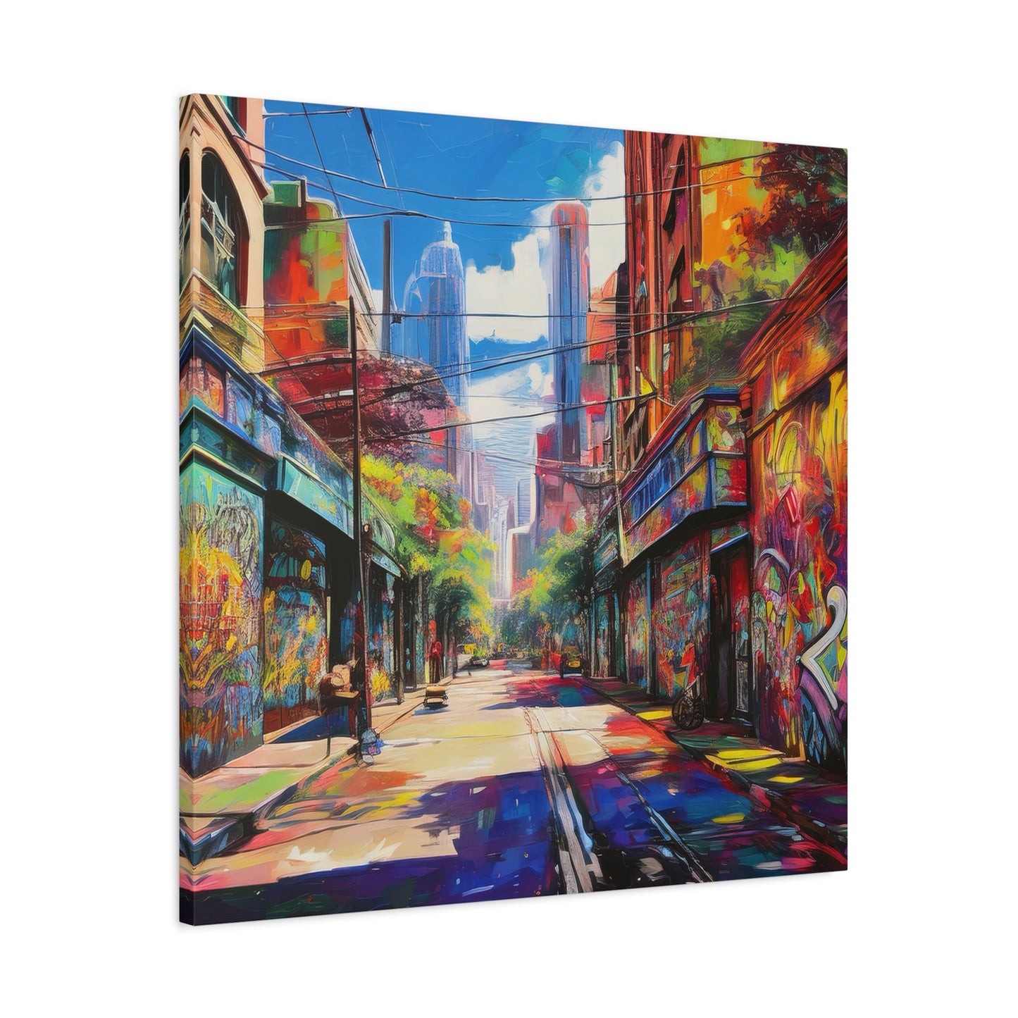 Melbourne Street Graffiti Australia on Canvas | Style 2 | Wall Art | Wall Print