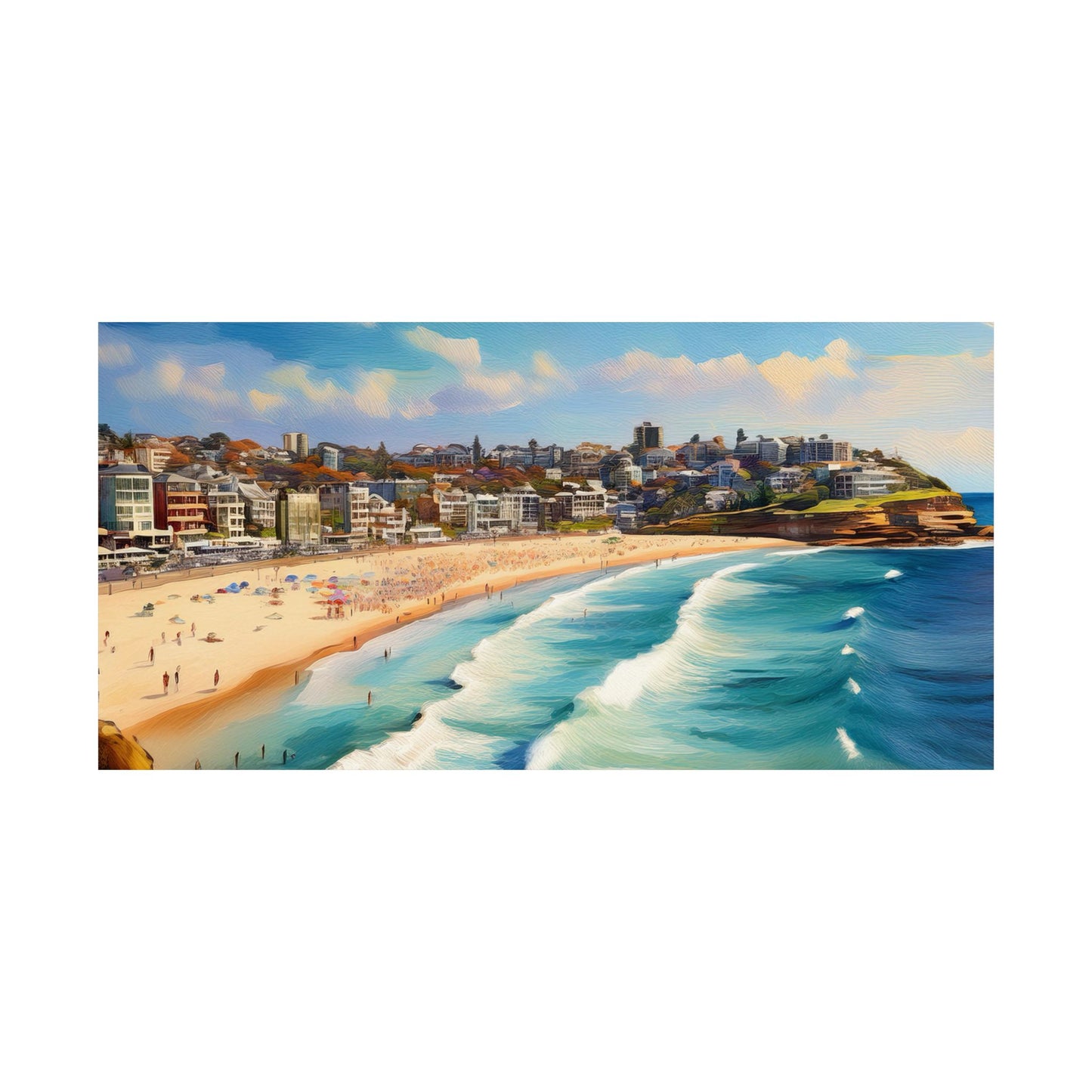 Bondi Beach Australia Coastal Print | Style 1 | Wall Art | Wall Print