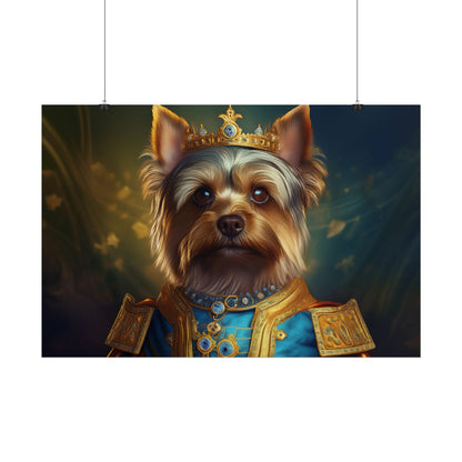 Yorkshire Terrier Dog Renaissance Pet Portrait Print | Wall Art | Wall Print | Dog Art