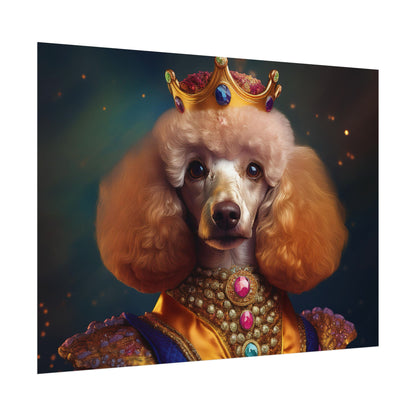 Poodle Dog Renaissance Pet Portrait, Dog Lover Gift, Animal Lover, Home Decor, Wall Art, Wall Print
