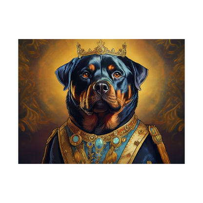Rottweiler Renaissance Dog Portrait Art Print, Wall Decor Gift, Animal Lover Home Decor, Dog Wall Art