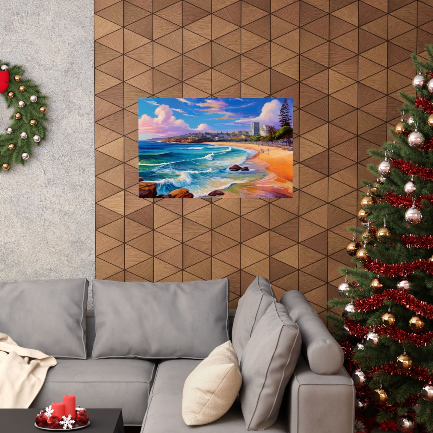 Coogee Beach Australia Coastal Print | Style 1 | Wall Art | Wall Print