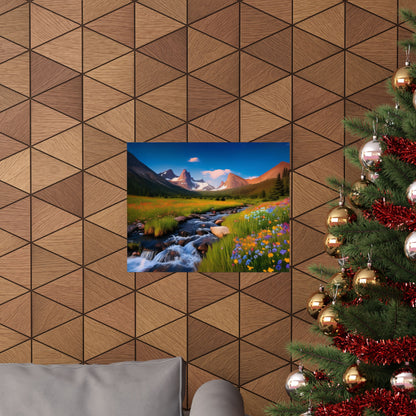 Rocky Mountains Mountain Flora  Art Print | Wall Art | Wall Print | Mountains Wall Art
