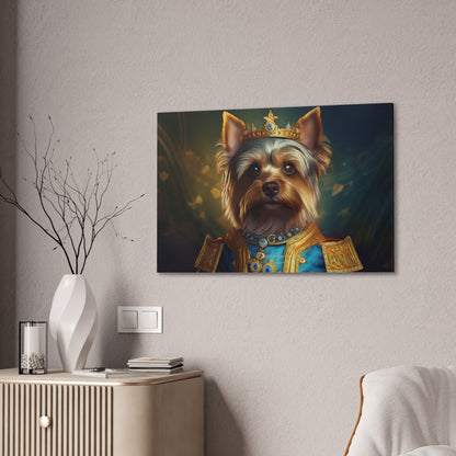 Yorkshire Terrier Renaissance Pet Portrait on Canvas | Wall Art | Wall Print | Dog Art