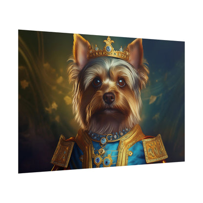 Yorkshire Terrier Dog Renaissance Pet Portrait Print | Wall Art | Wall Print | Dog Art