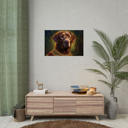 Chesapeake Bay Retriever Dog Renaissance Pet Portrait Print, Animal Lover print, Dog Wall Art, wall print, wall art