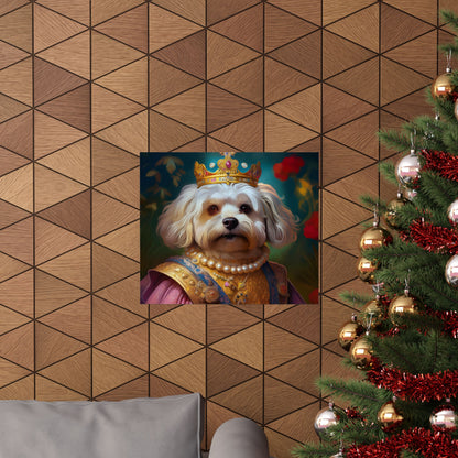 Havanese Dog Renaissance Pet Portrait Print, Wall print, wall art, Animal Lover Home Decor, Dog Wall Art