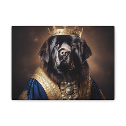 Newfoundland Renaissance Pet Portrait on Canvas | wall art | wall print