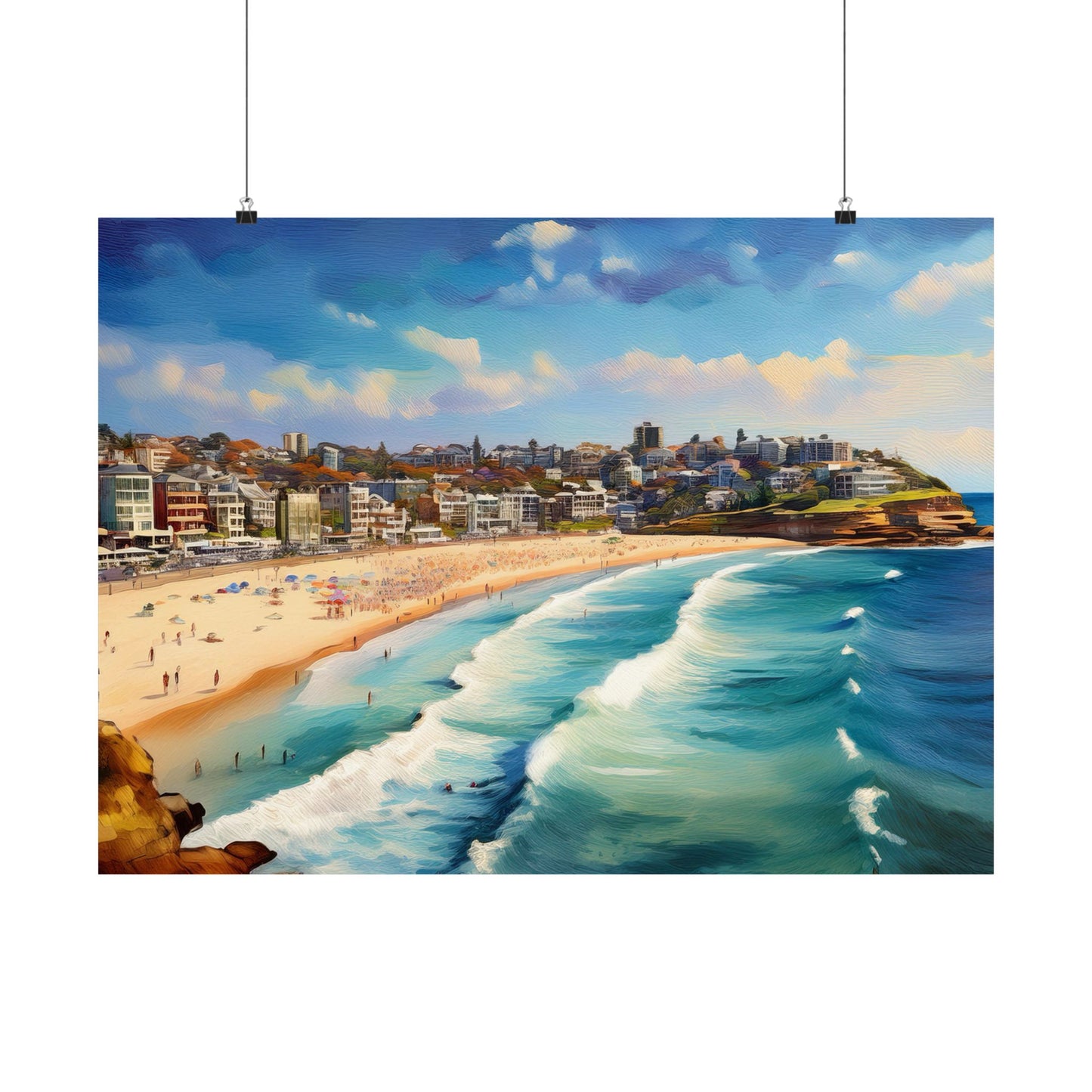 Bondi Beach Australia Coastal Print | Style 1 | Wall Art | Wall Print
