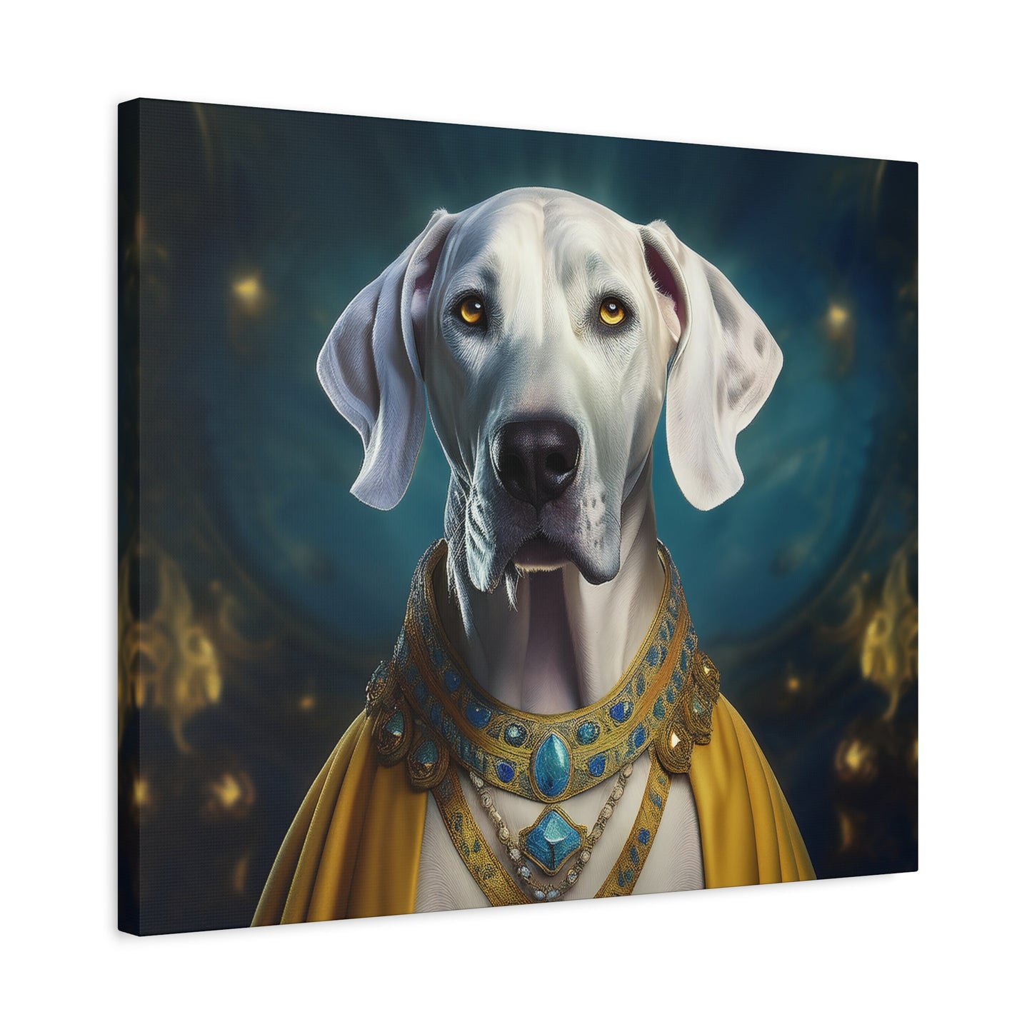 Great Dane Pet Portrait Renaissance - Canvas, wall art, wall print, dog portrait, dog art